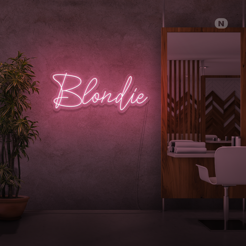 Neonskilt Blondie