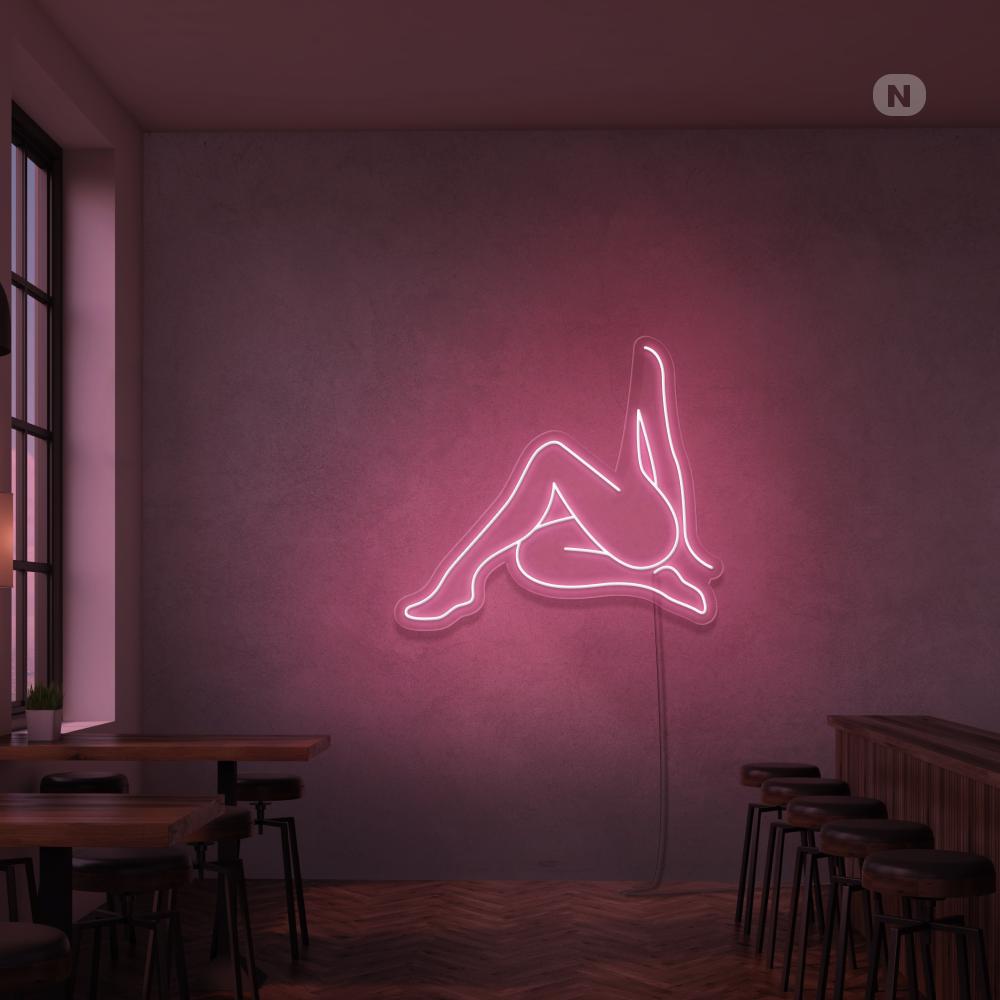 Neonskilt Sexet pige