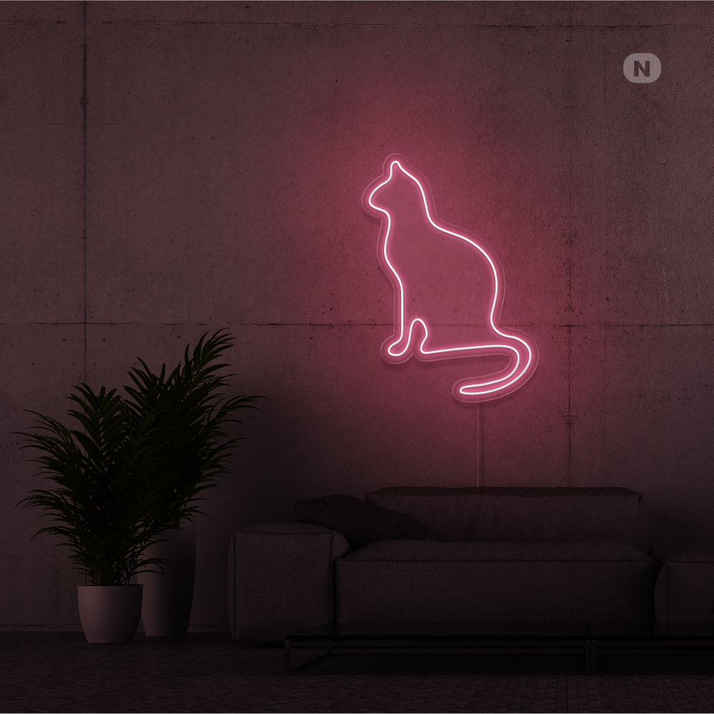 Neonskilt Kat