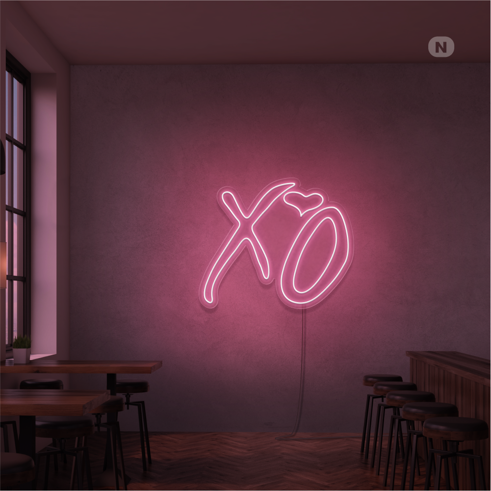 Neonskilt XO
