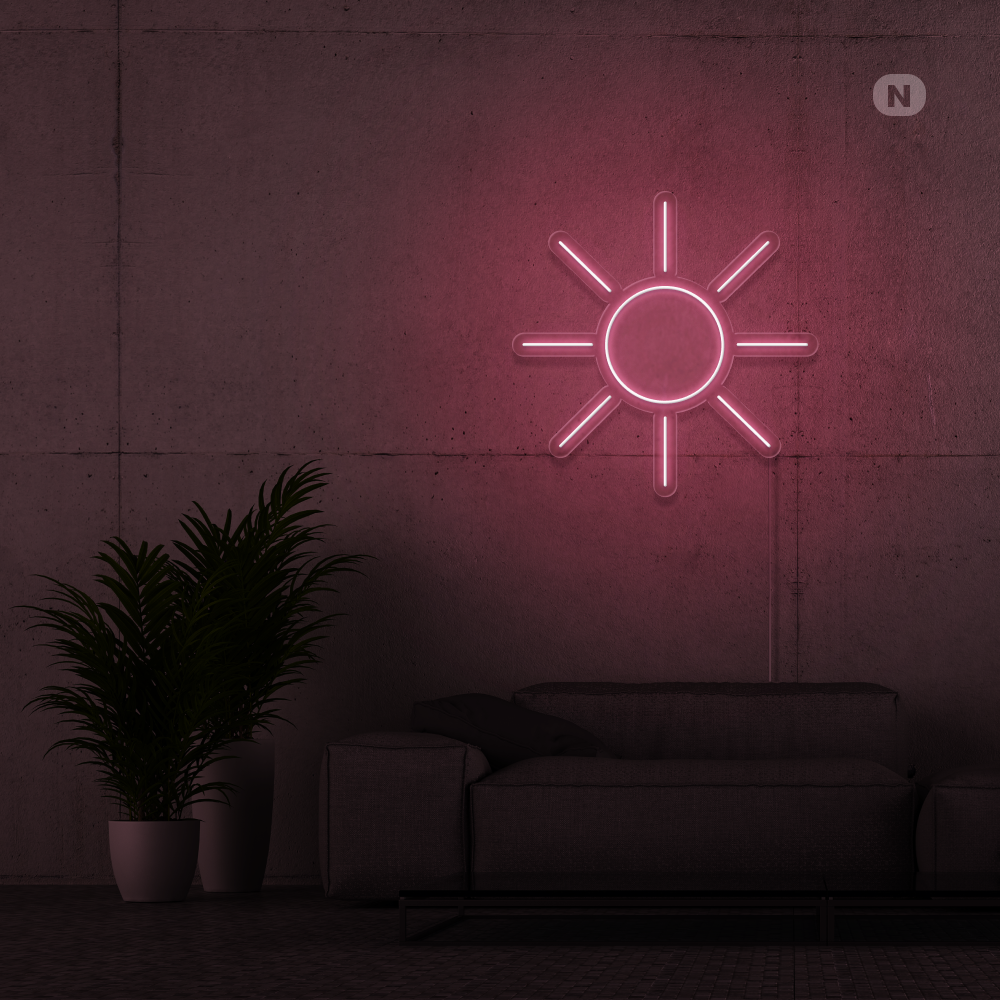 Neonskilt Solen