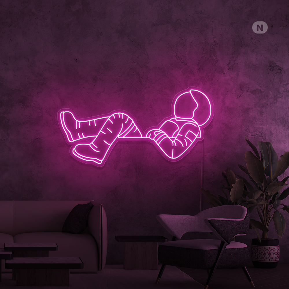 Neonskilt Astronaut