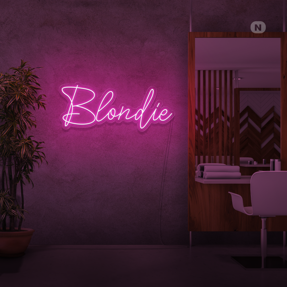Neonskilt Blondie