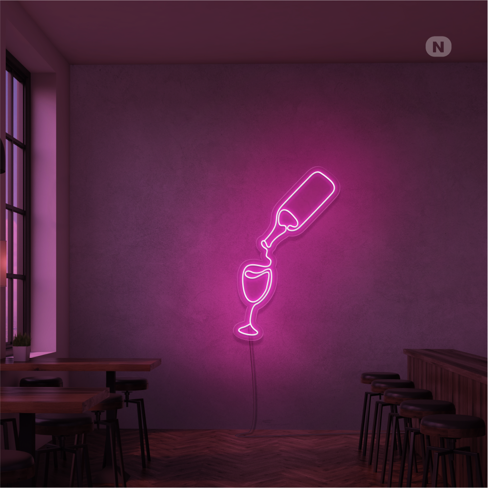 Neonskilt Vinelsker
