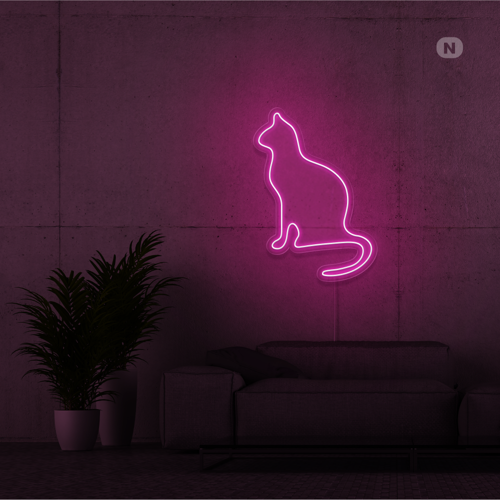 Neonskilt Kat