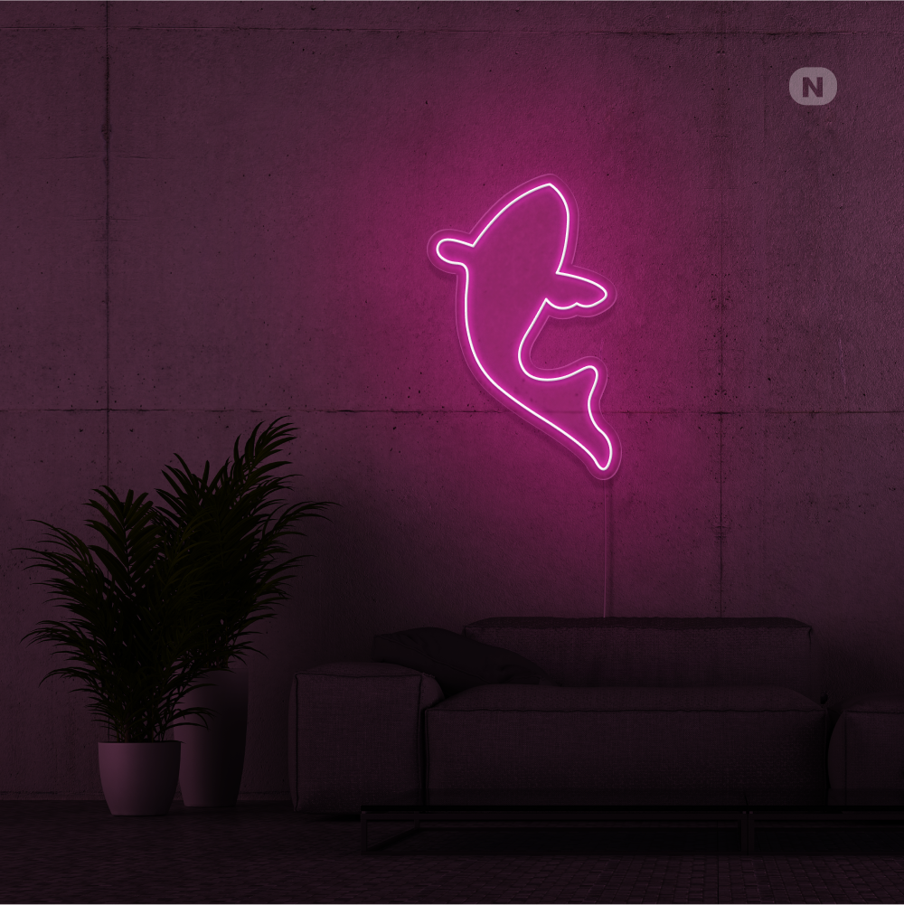 Neonskilt Fisk