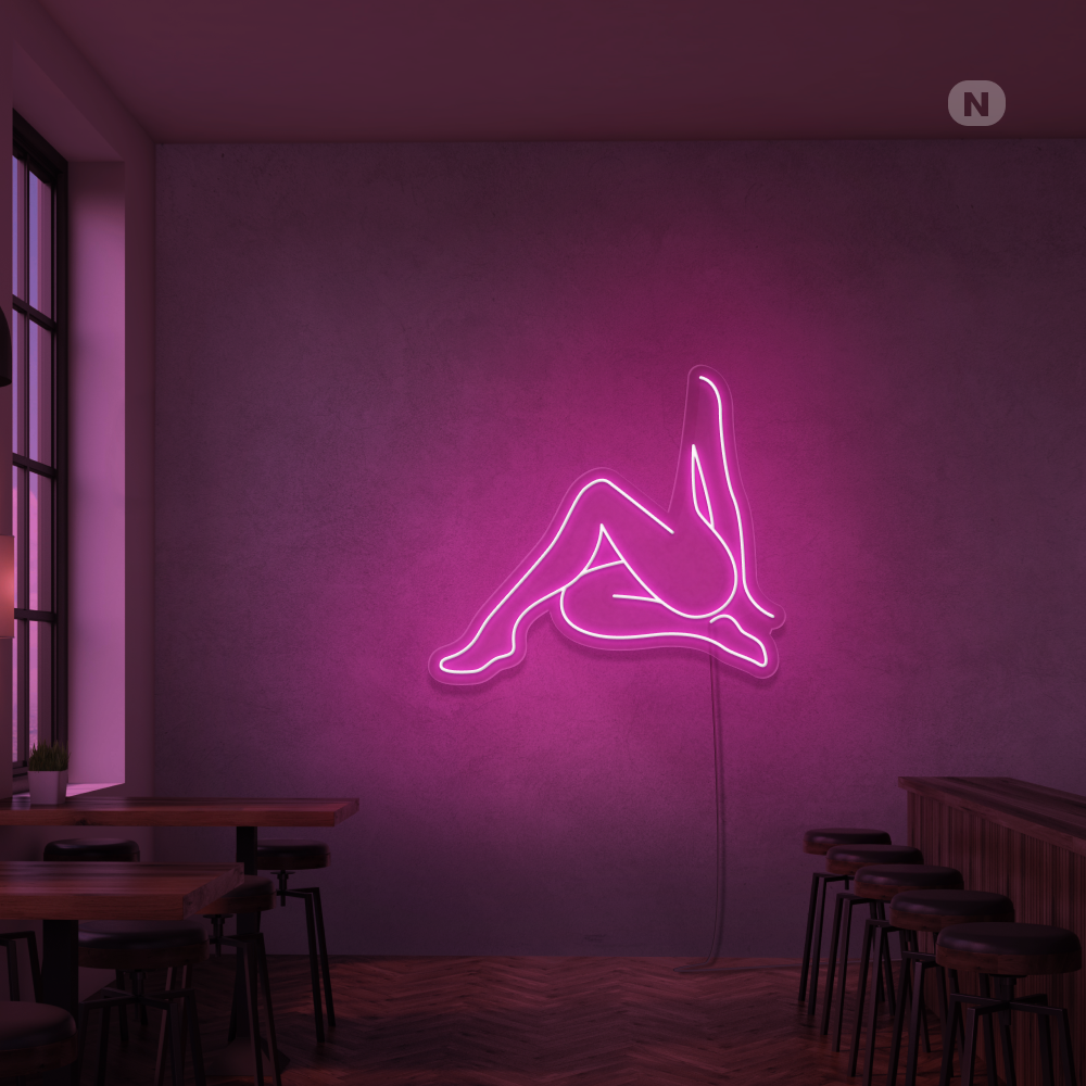 Neonskilt Sexet pige