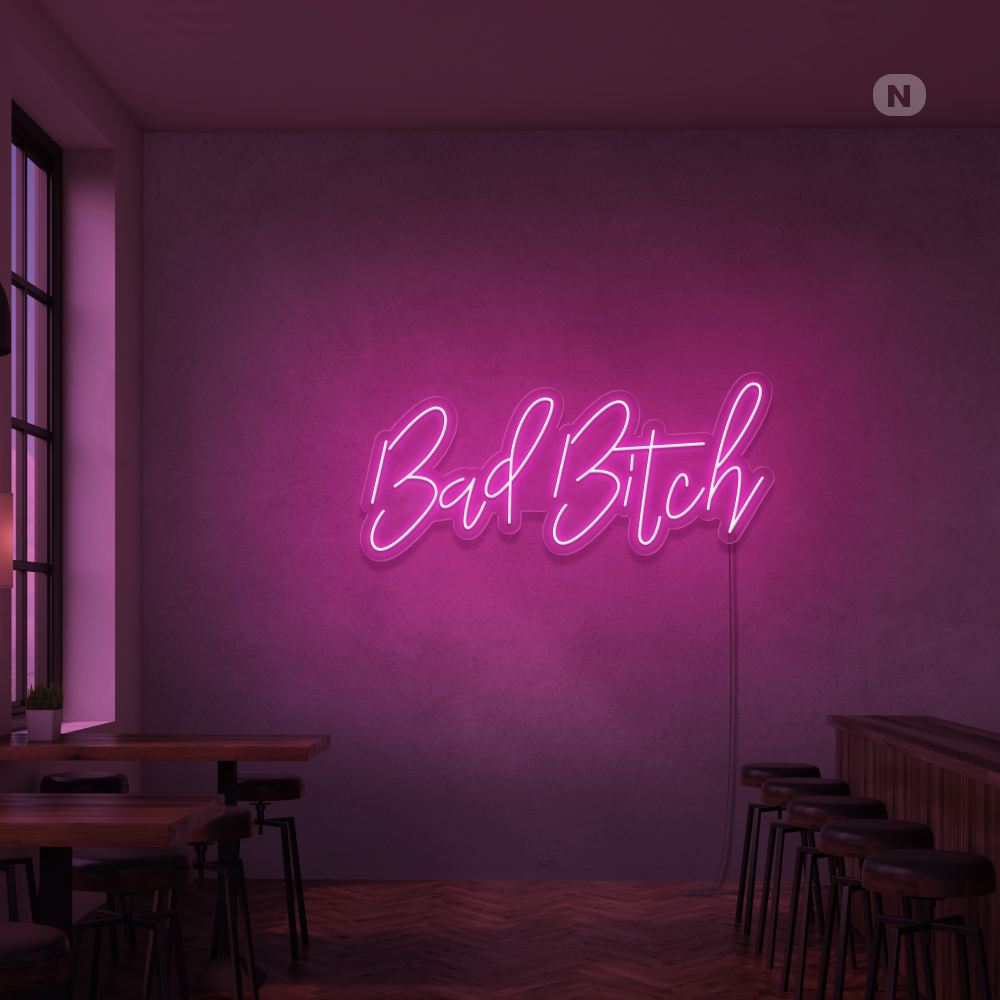 Neonskilt Bad Bitch
