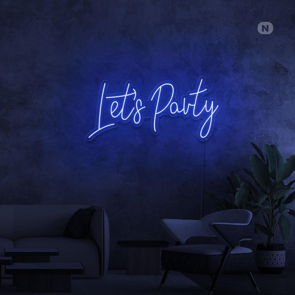 Neonskilt Lets Party