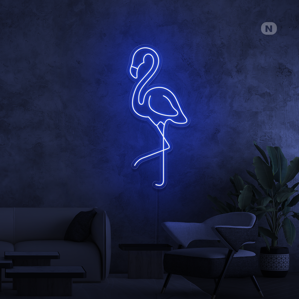 Neonskilt Flamingo
