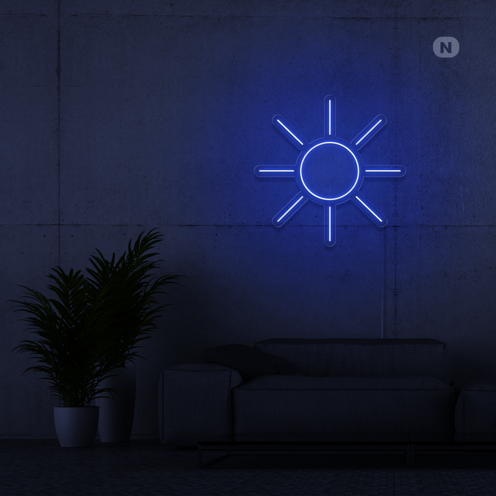 Neonskilt Solen