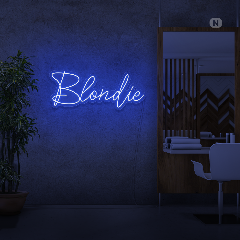 Neonskilt Blondie