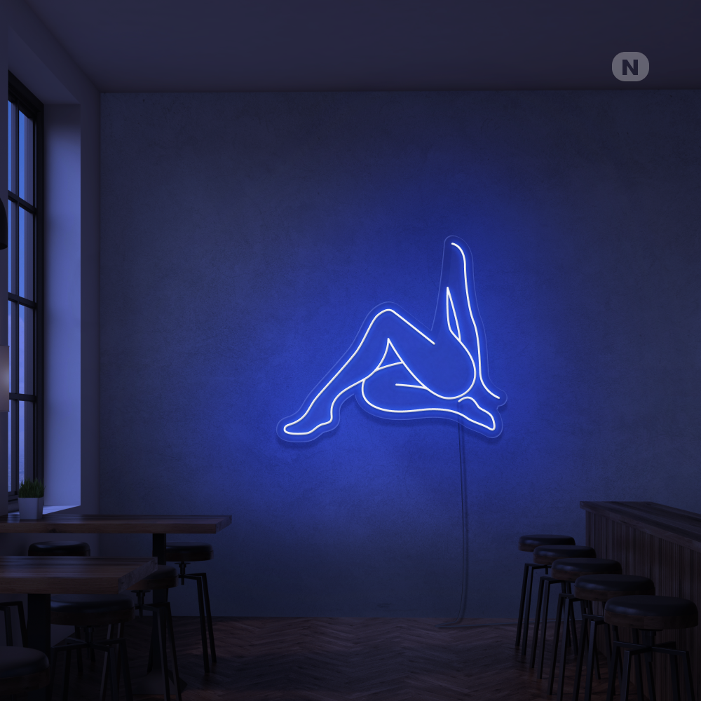 Neonskilt Sexet pige
