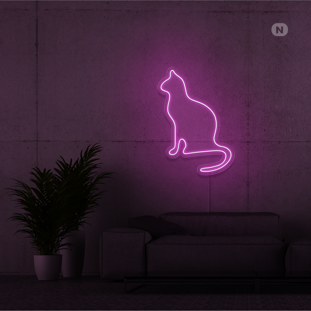 Neonskilt Kat