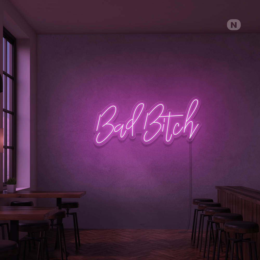 Neonskilt Bad Bitch