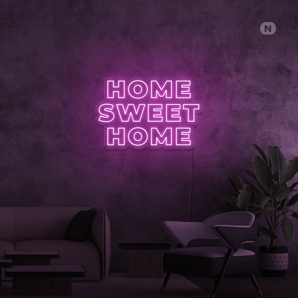 Neonskilt Home Sweet Home
