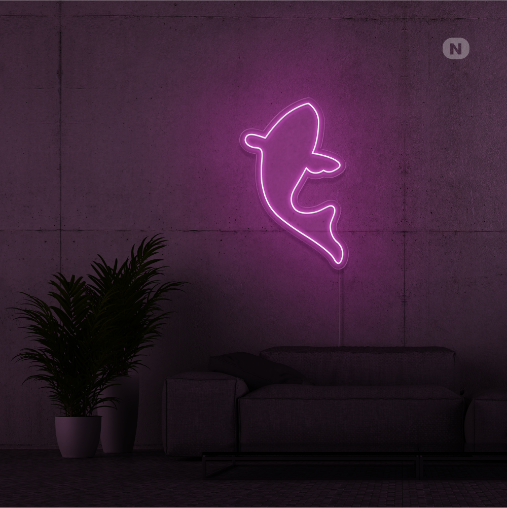 Neonskilt Fisk