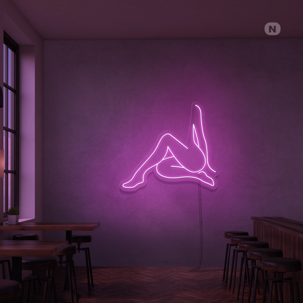 Neonskilt Sexet pige