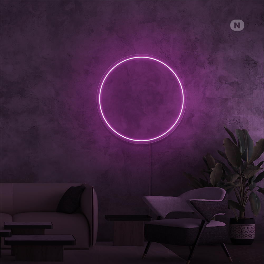 Neonskilt ZEN cirklen