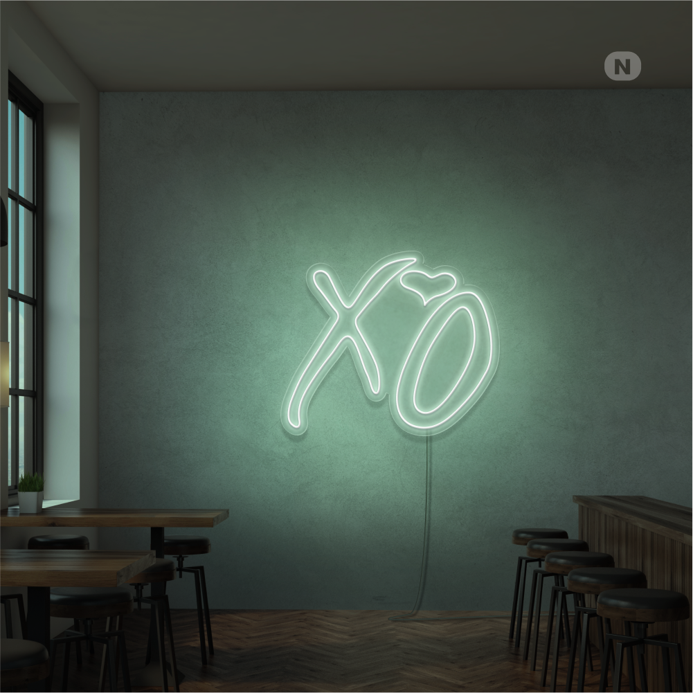 Neonskilt XO