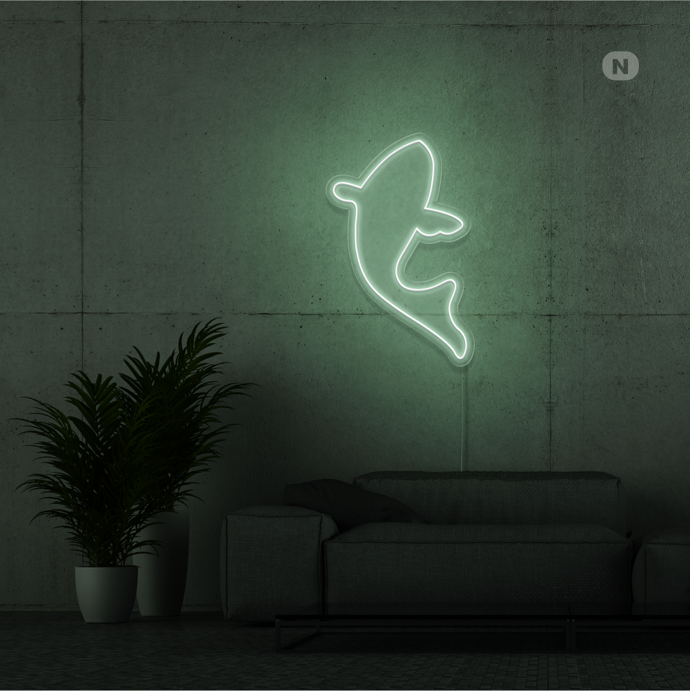 Neonskilt Fisk