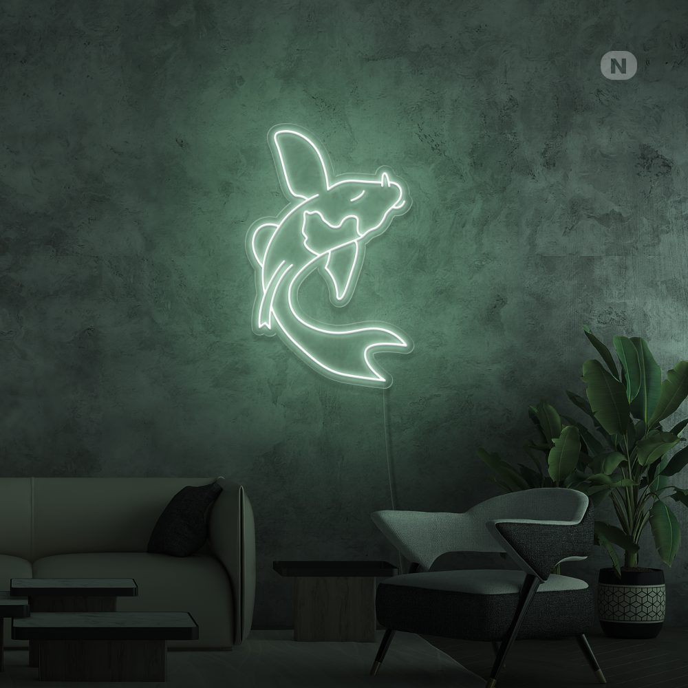 Neonskilt Fisk
