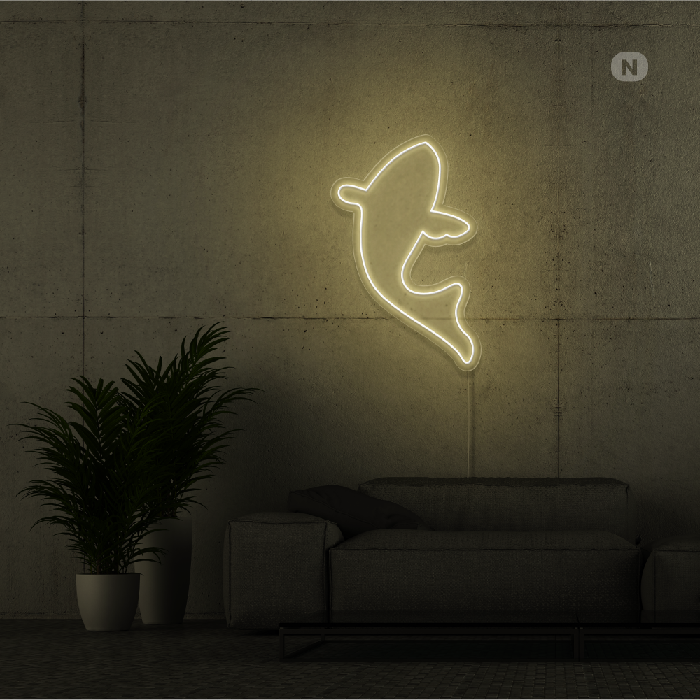 Neonskilt Fisk