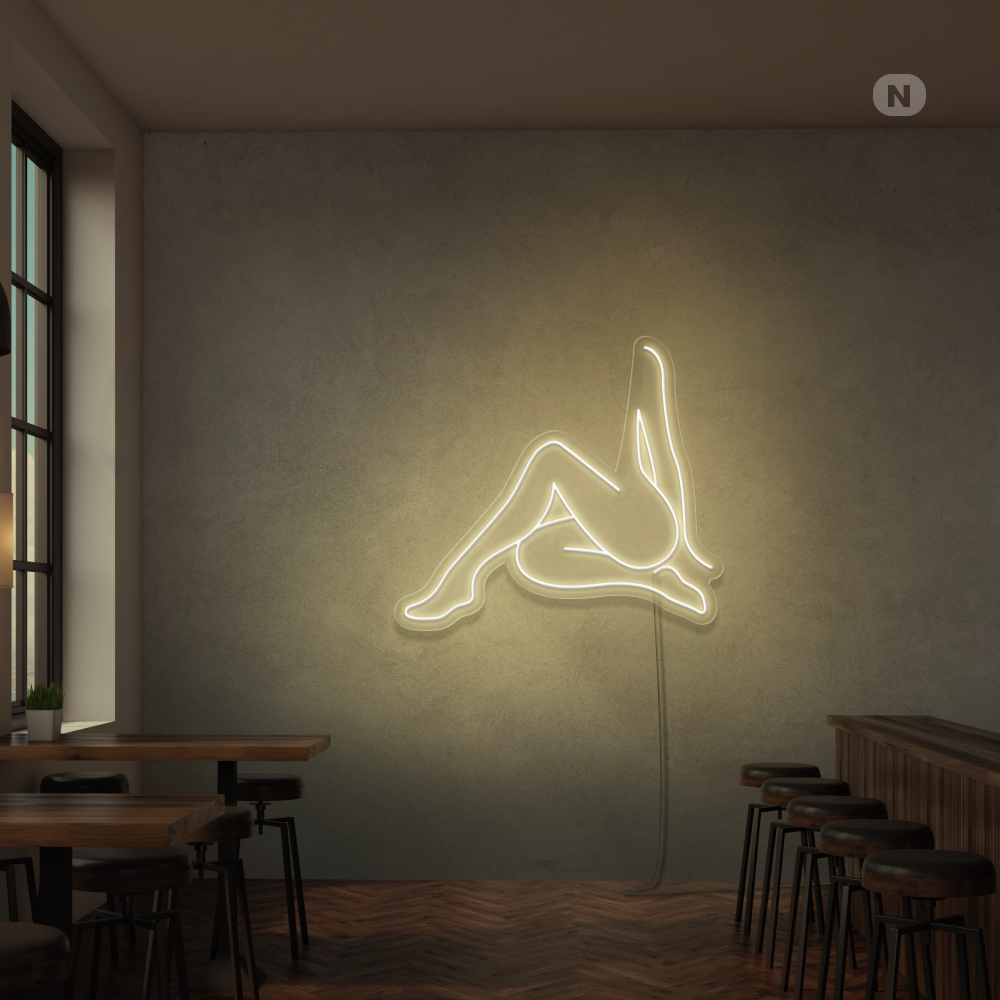Neonskilt Sexet pige