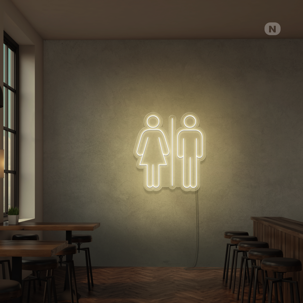 Neonskilt  Toilet