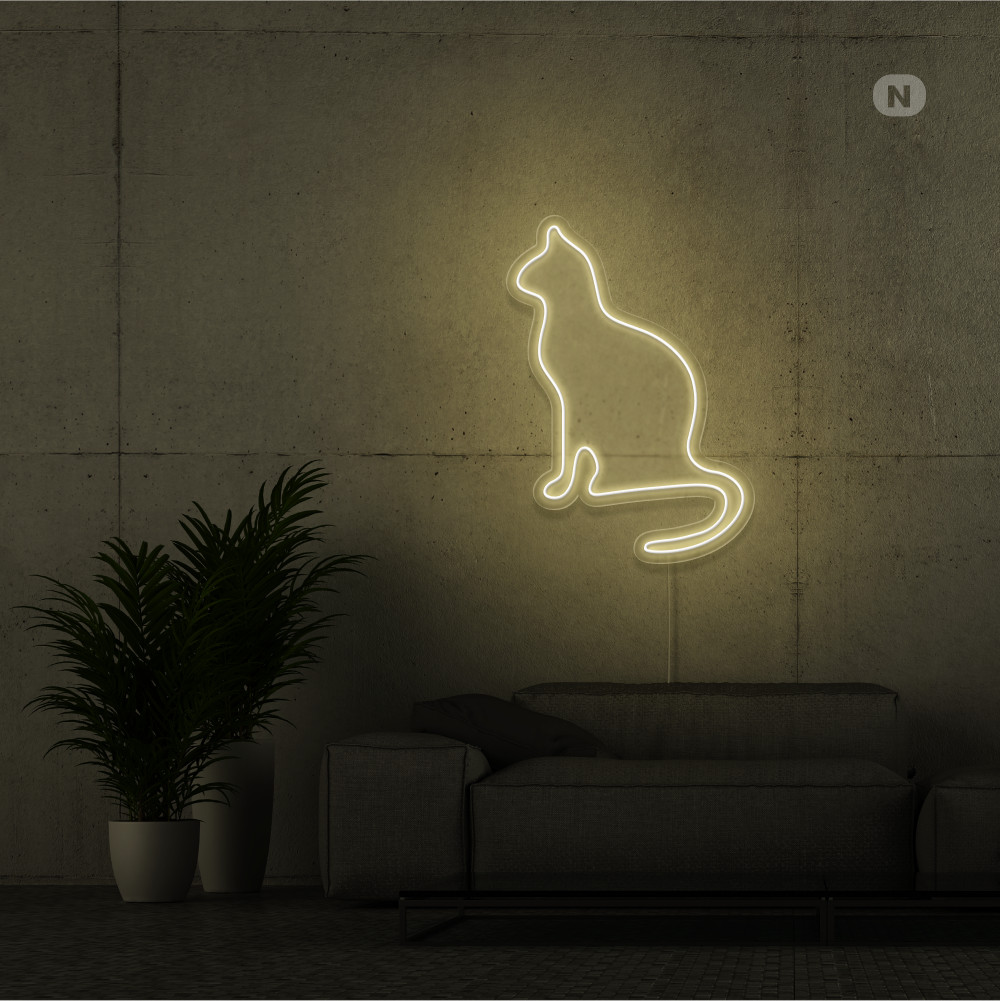 Neonskilt Kat