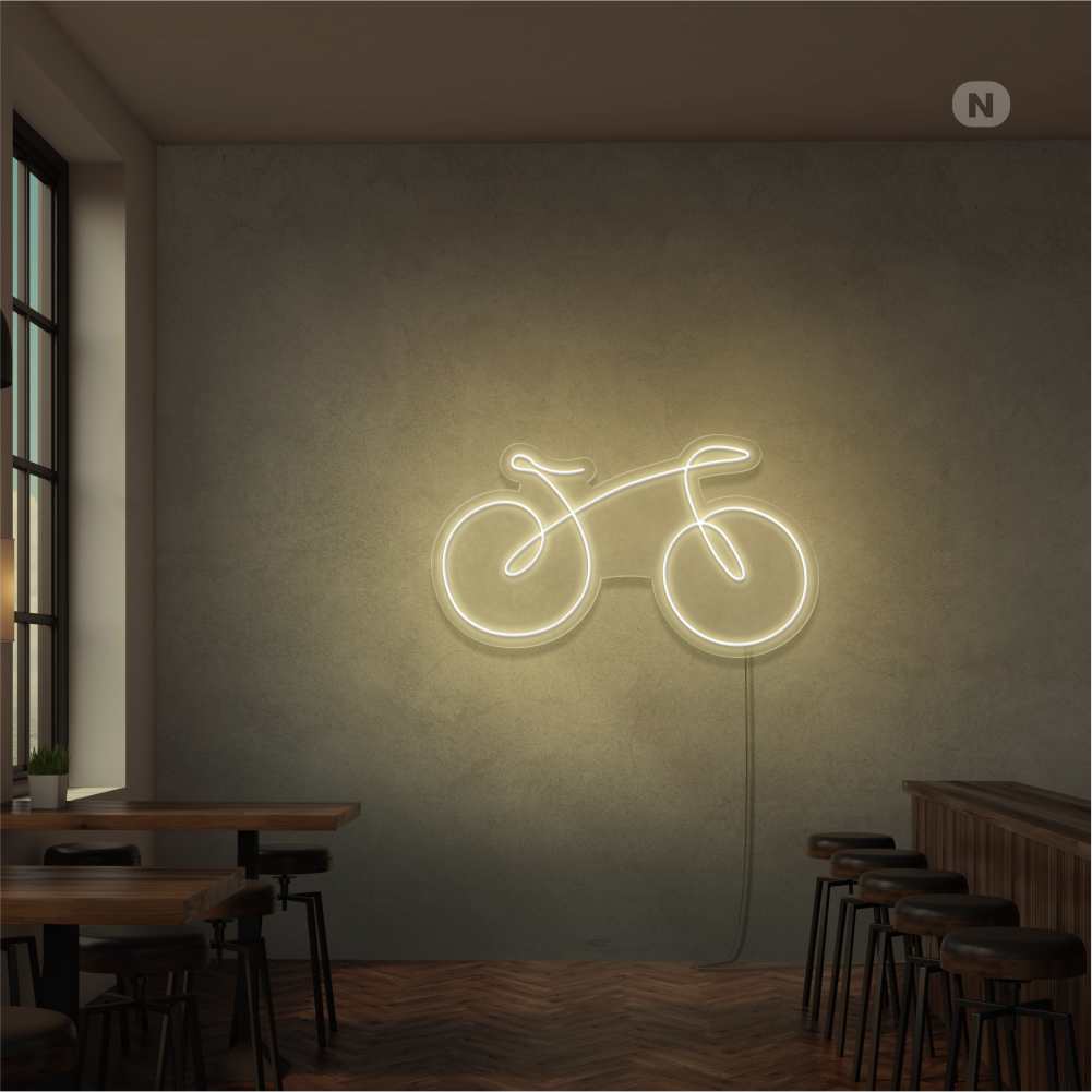 Neonskilt cykel