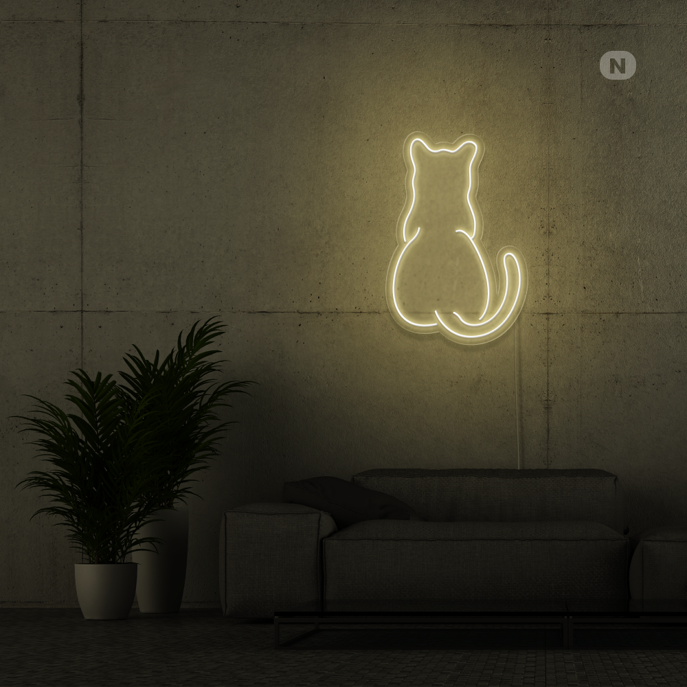 Neonskilt Kat