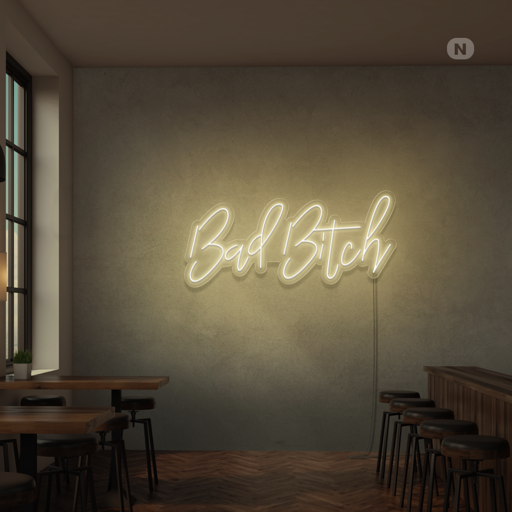Neonskilt Bad Bitch