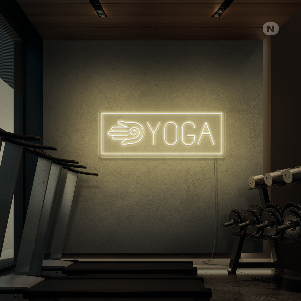 Neonskilt Yoga