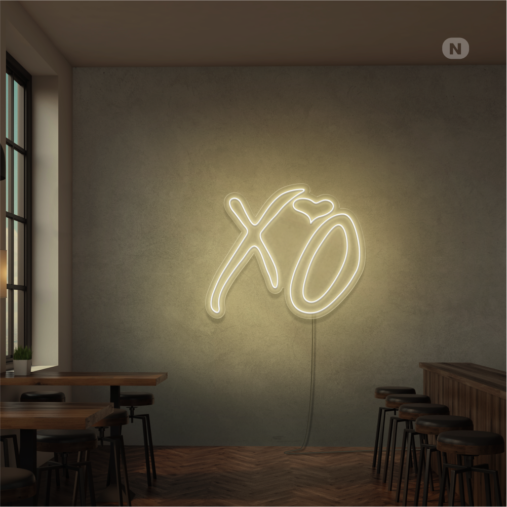 Neonskilt XO