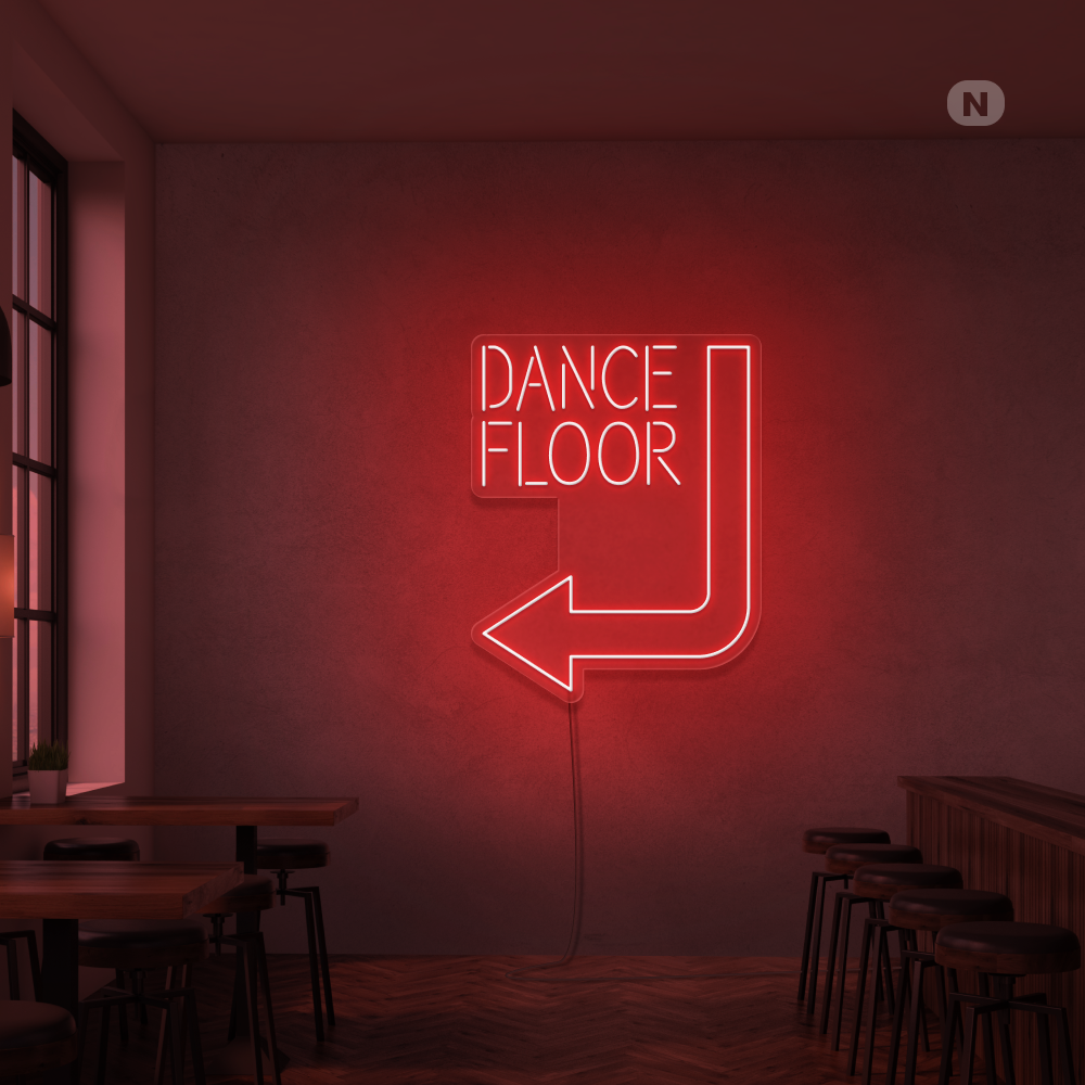 Neonskilt Dansegulv