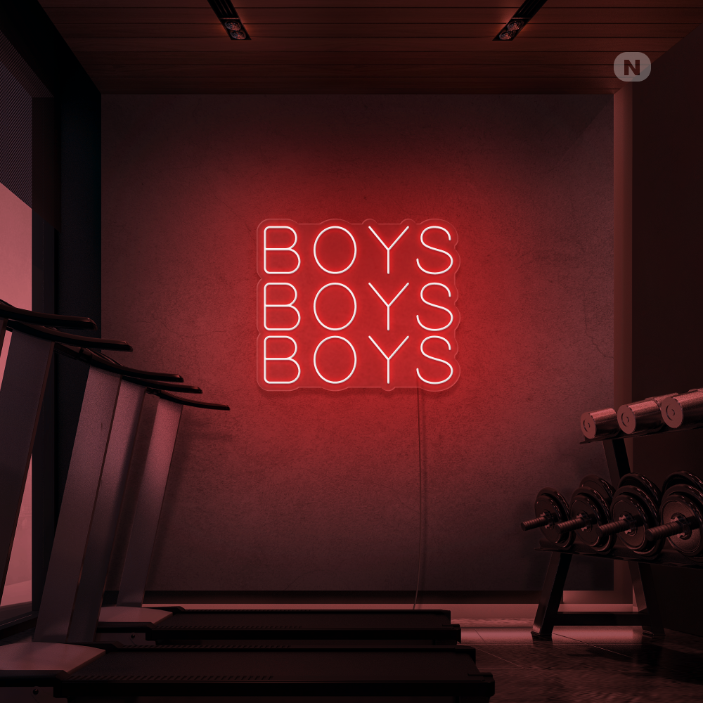 Neonskilt Boys Boys Boys