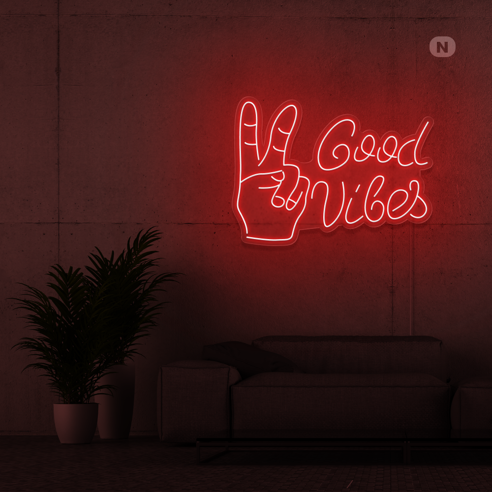 Neonskilt Good Vibes