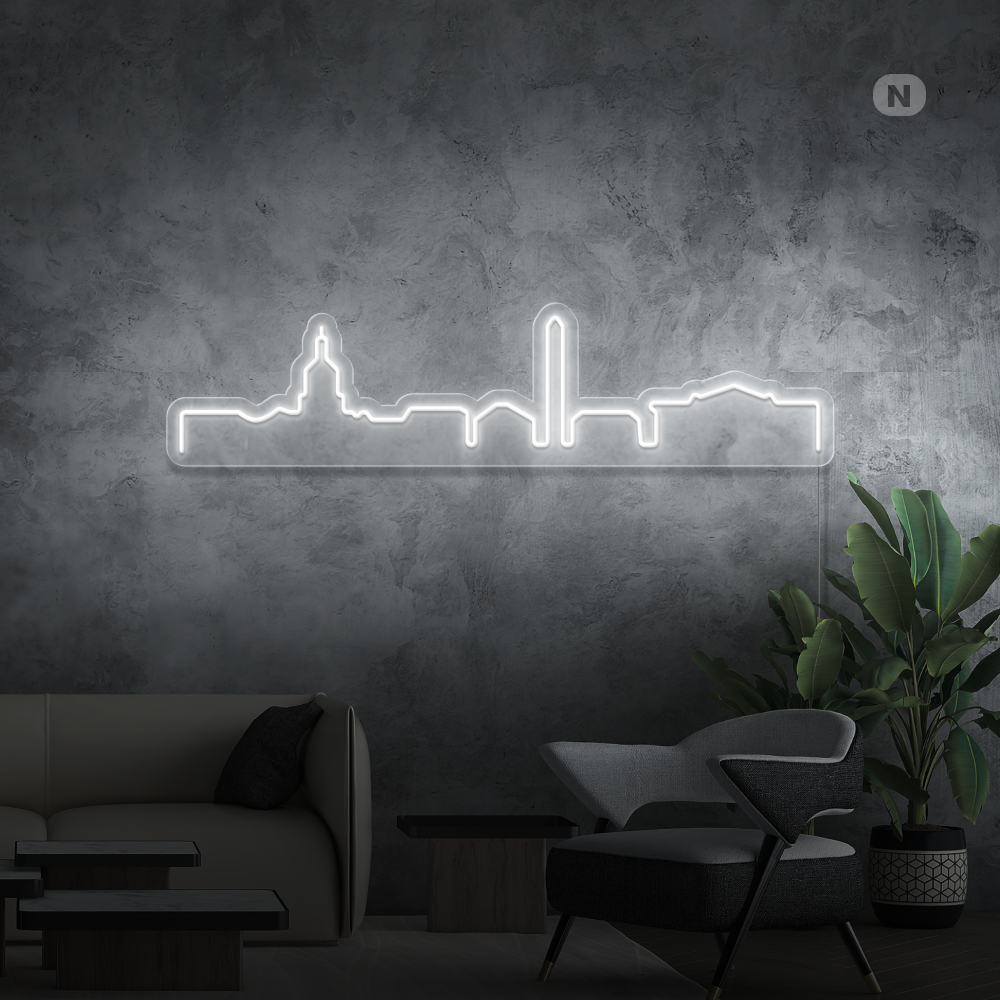 Neonskilt Skyline