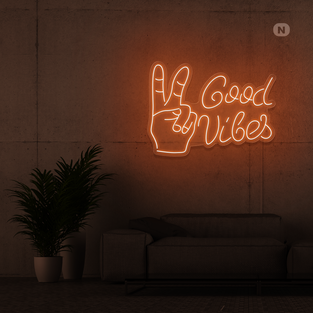 Neonskilt Good Vibes