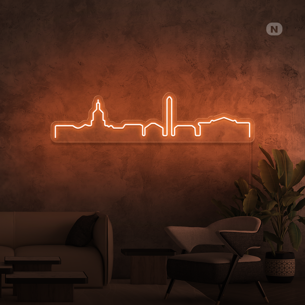 Neonskilt Skyline