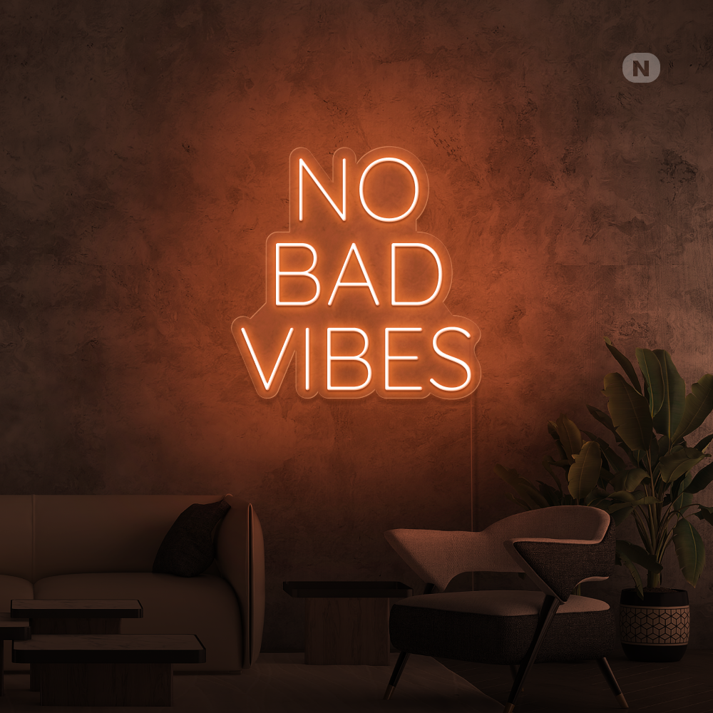 Neonskilt No Bad Vibes