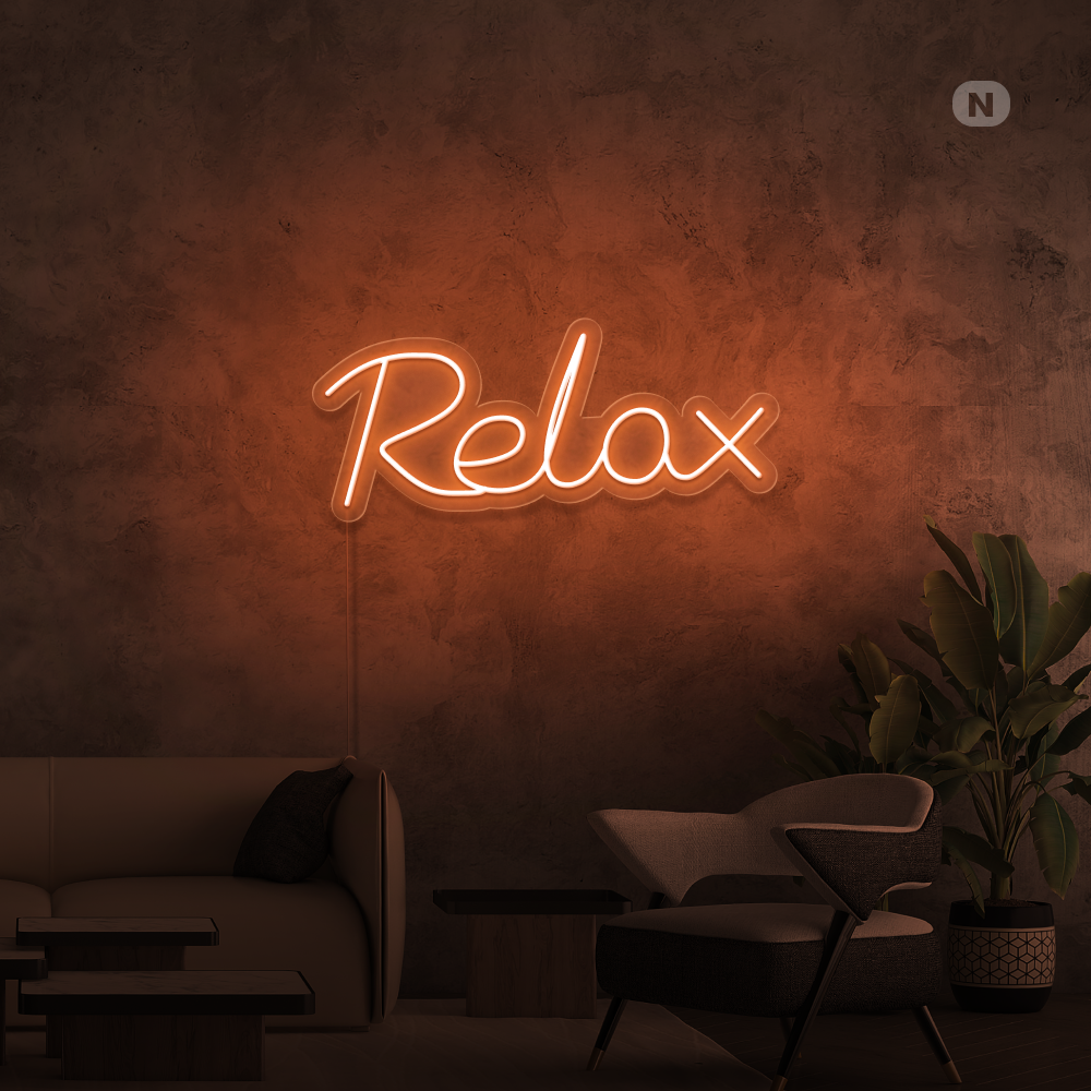 Neonskilt Relax