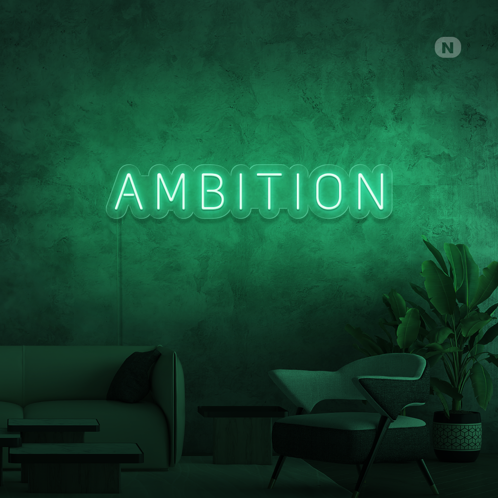 Neonskilt Ambition