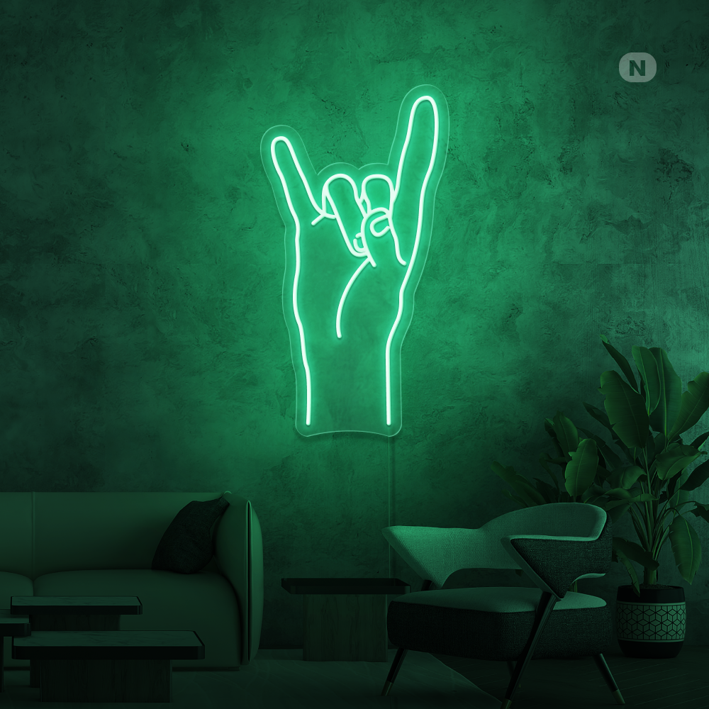 Neonskilt Rock & Roll