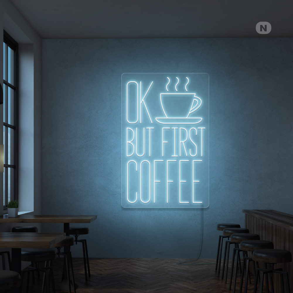 Neonskilt Kaffe