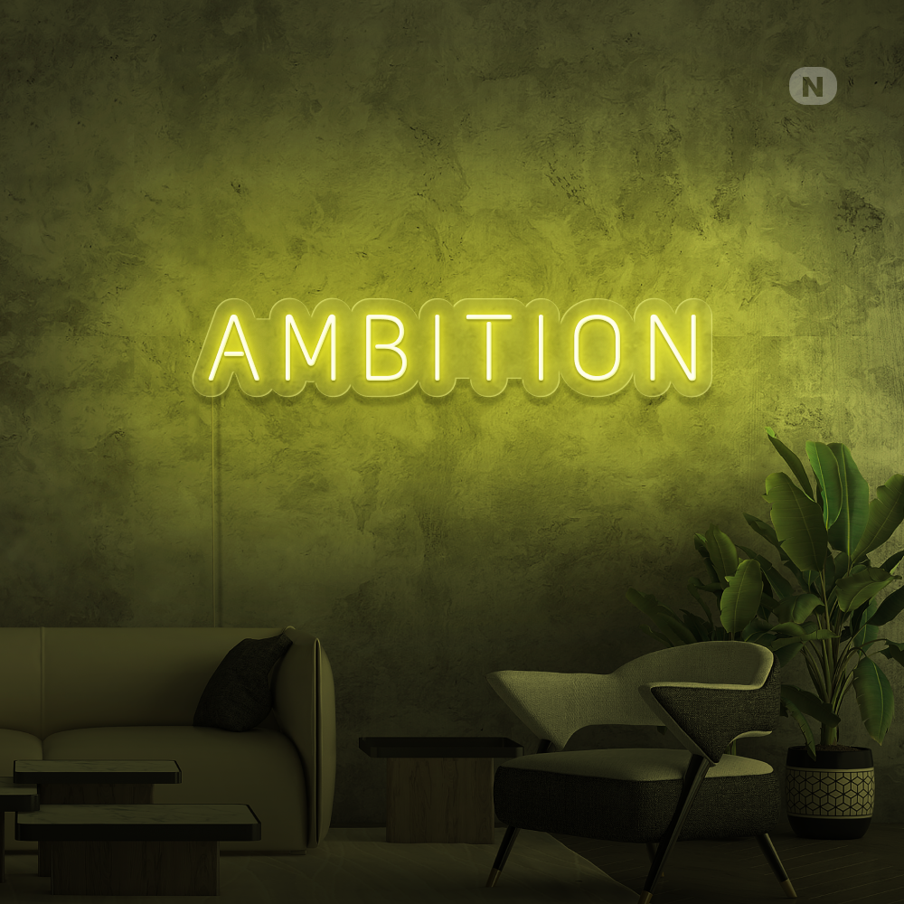 Neonskilt Ambition