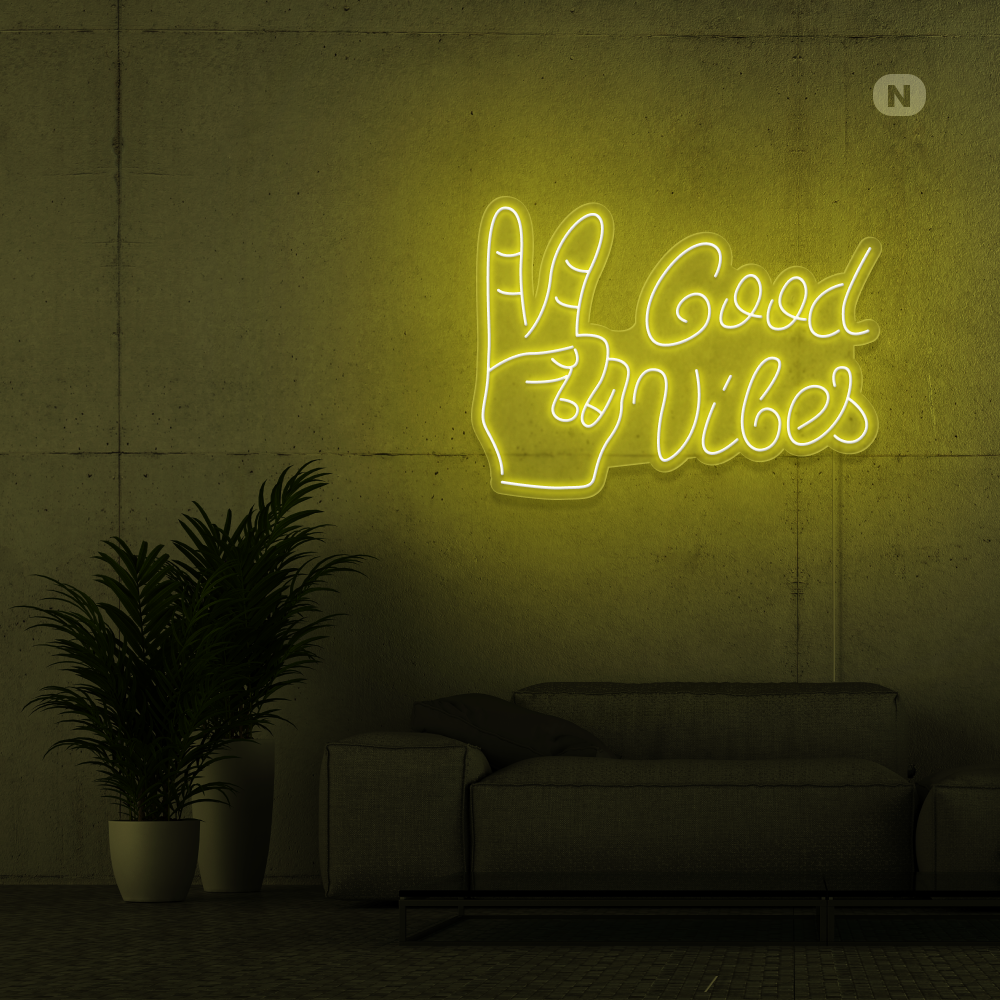 Neonskilt Good Vibes