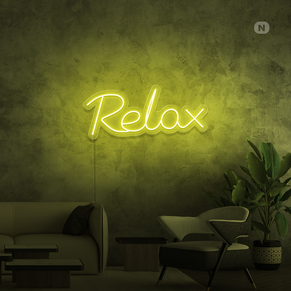 Neonskilt Relax