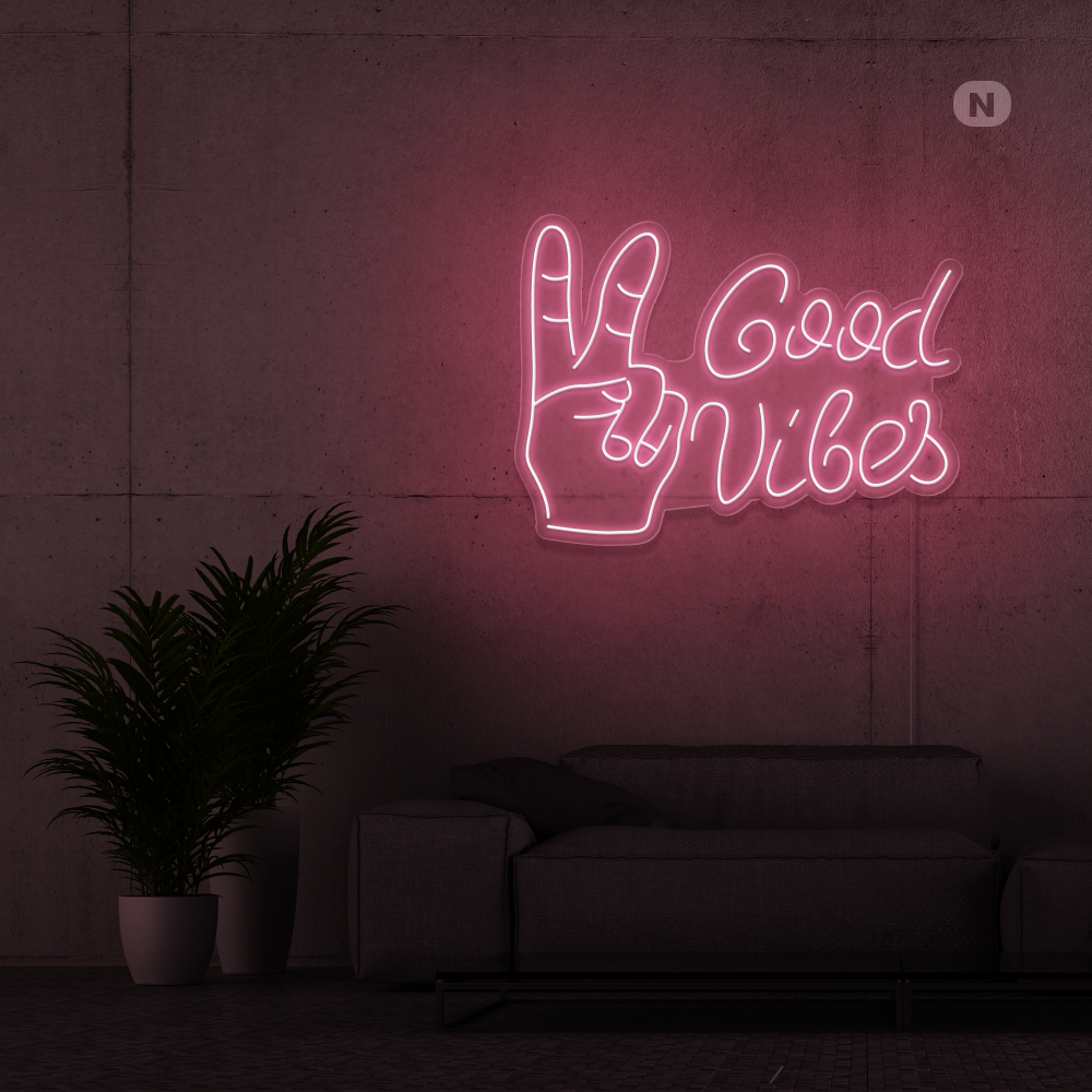 Neonskilt Good Vibes
